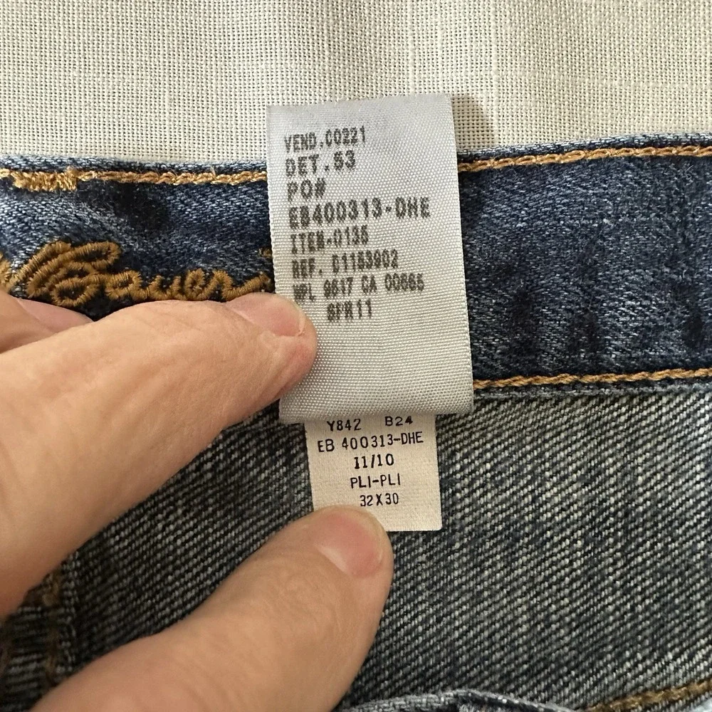Eddie Bauer Blue Jeans 32x30 Workwear Hunting‎ Horses Classic